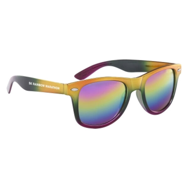 Metallic Rainbow Malibu Sunglasses Thumbnail
