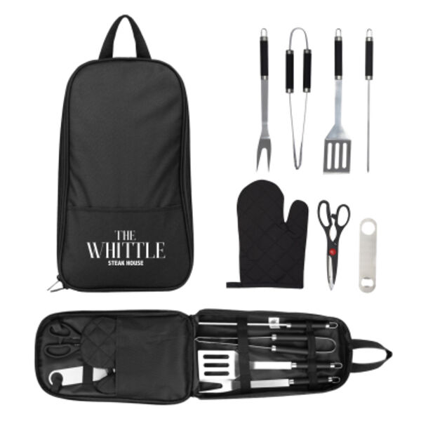 7-Piece Pit Master BBQ Set In Carrying Case Thumbnail