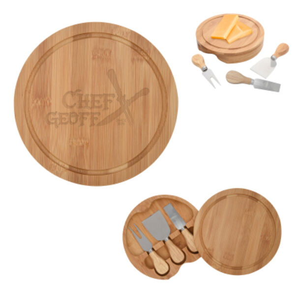 3-Piece Bamboo Cheese Server Kit Thumbnail