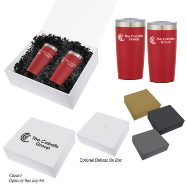20 Oz. Two-Tone Himalayan Tumbler Gift Set Thumbnail