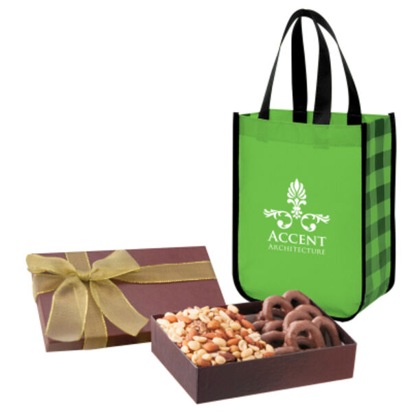 Executive Gift Set With Northwoods Laminated Non-Woven Tote Bag Thumbnail