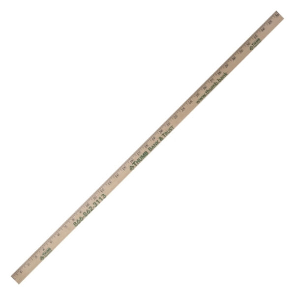 1/4" Thick Natural Yardstick Thumbnail