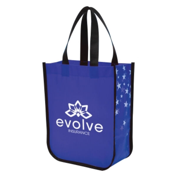 Star Struck Lola Laminated Recycled Non-Woven Tote Bag Thumbnail