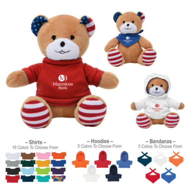 6" Patriotic Bear Thumbnail