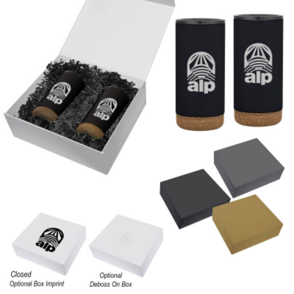 16 Oz. Wellington Stainless Steel Tumbler Gift Set Thumbnail