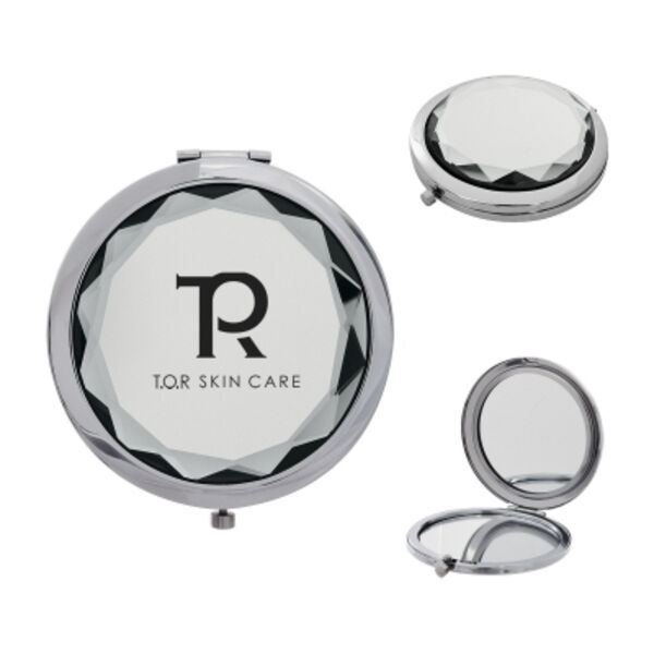 Jeweled Compact Mirror Thumbnail
