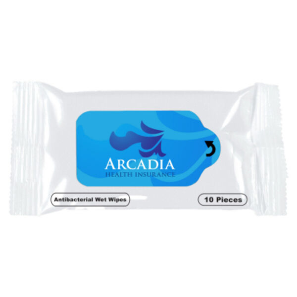 Antibacterial Wet Wipe Packet Thumbnail