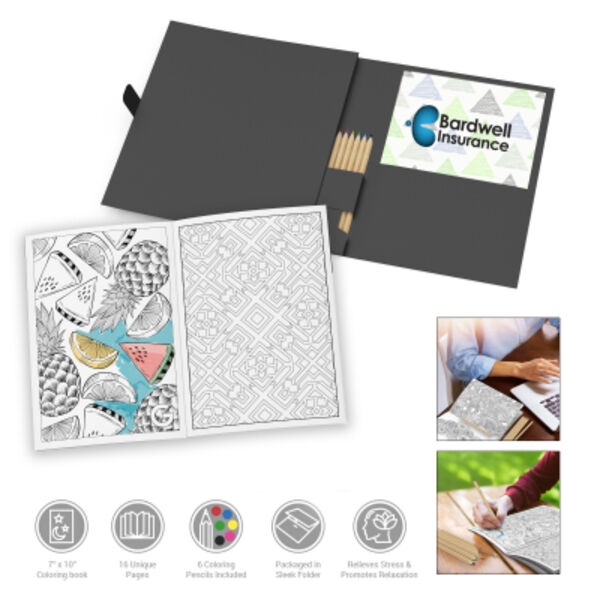Powerstick KolorKit Adult Coloring Book Kit Thumbnail