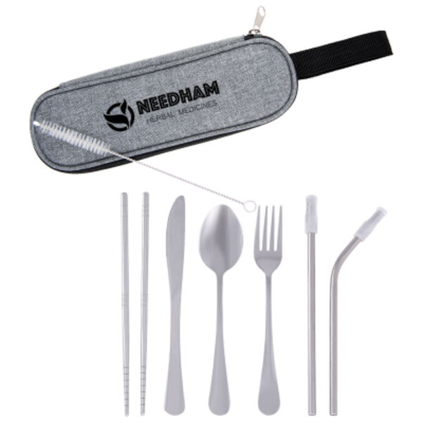 Stainless Steel Cutlery Set In Pouch Thumbnail