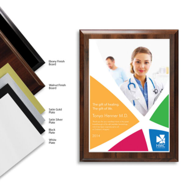 9" x 12" Full Color Plaque Thumbnail