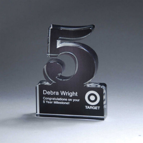 Freestanding 5 Year Anniversary Award Thumbnail