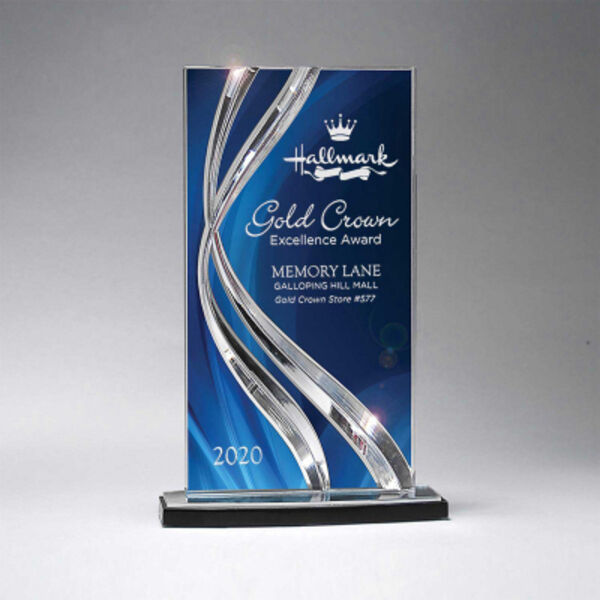Large Sweeping Ribbon Award Thumbnail