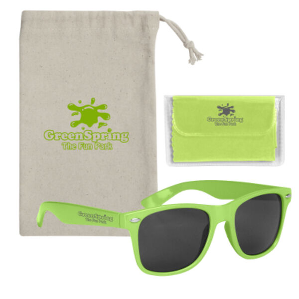Malibu Sunglasses With Microfiber Cloth and Pouch Thumbnail