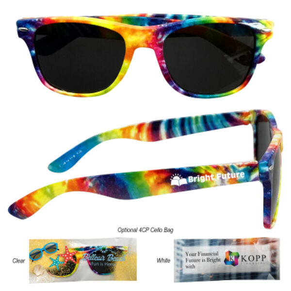 Tie-Dye Malibu Sunglasses Thumbnail