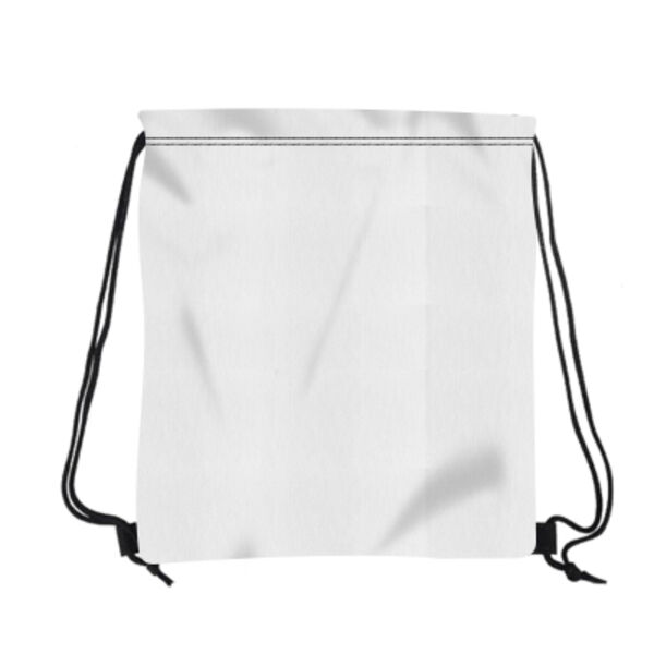 16" W X 18" H Polyester Drawstring Backpack Thumbnail