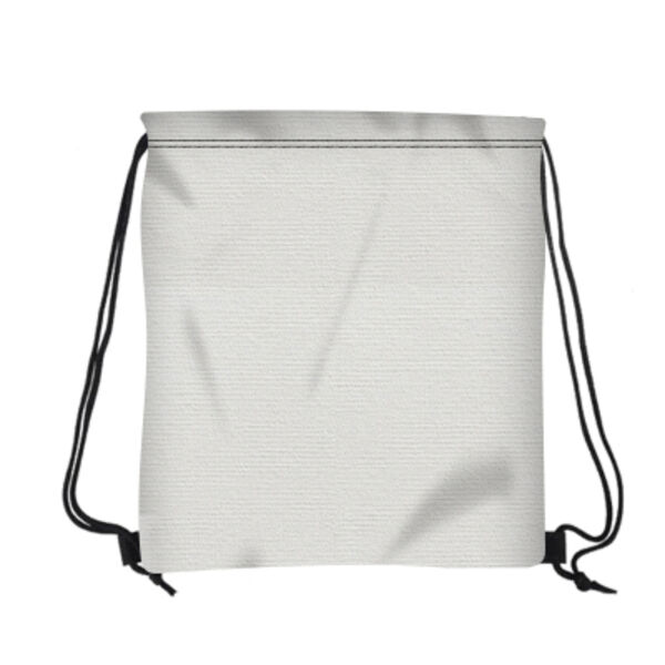 16" W X 18" H Canvas Drawstring Backpack Thumbnail