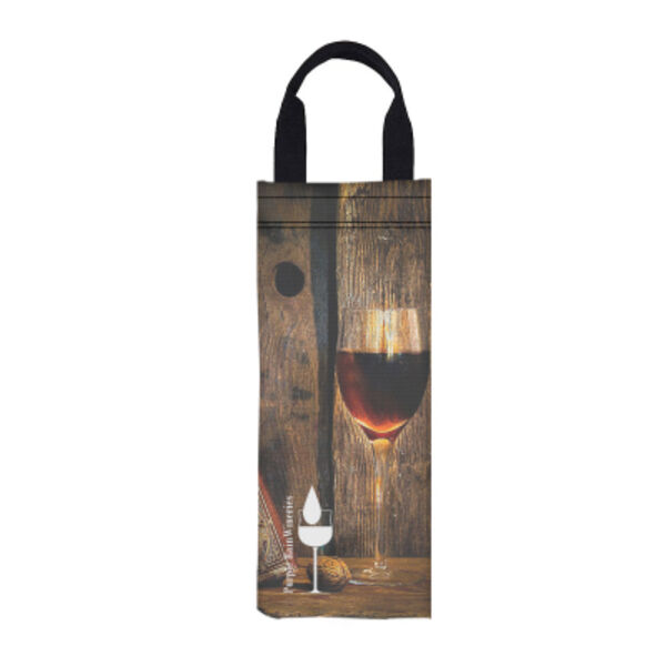 6" W X 16" H Canvas Wine Bag Thumbnail