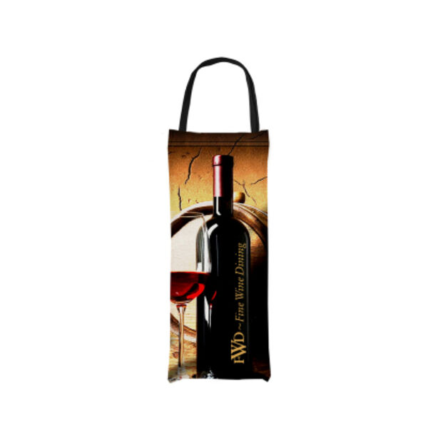 6" W X 16" H Polyester Wine Bag Thumbnail