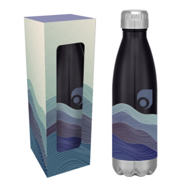 16 Oz. Full Color Swiggy Stainless Steel Bottle With Custom Window Box Thumbnail