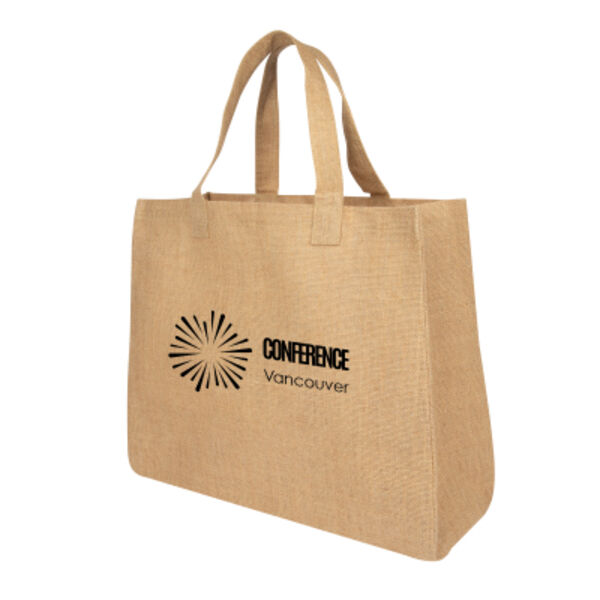 Juliet Jute Tote Bag Thumbnail