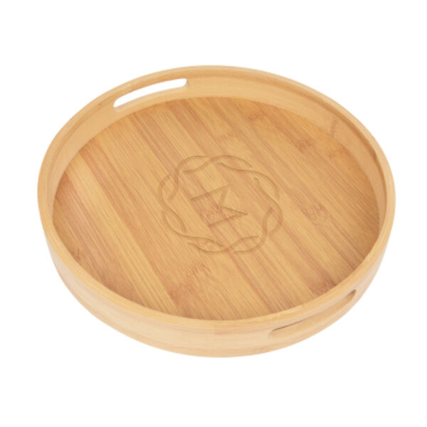 Bamboo Serving Tray With Handles Thumbnail