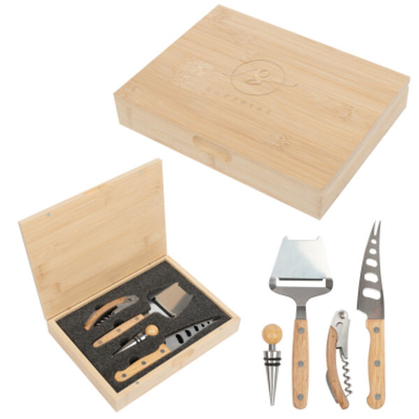 Perfect Pairing Wine & Cheese Knife Set Thumbnail