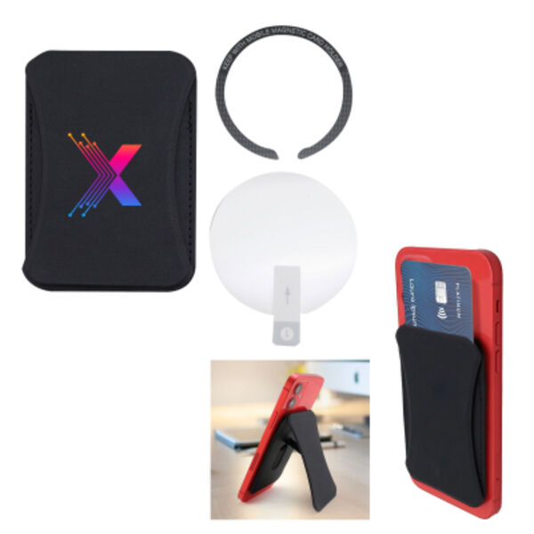 Magnetic Phone Wallet and Stand Thumbnail