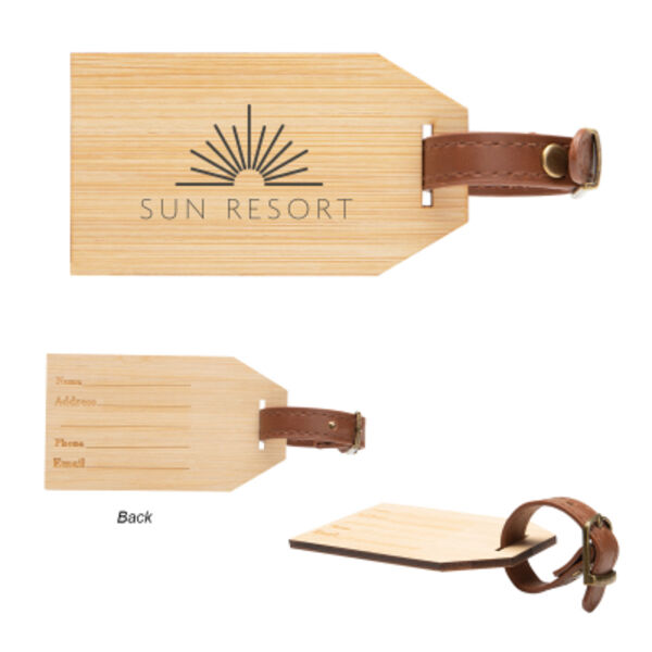 Outbound Bamboo Luggage Tag Thumbnail