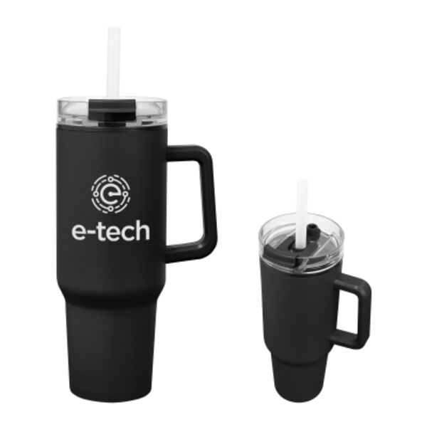 40 Oz. Quest Recycled Stainless Steel Tumbler Thumbnail