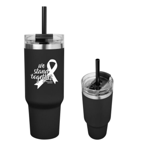 40 Oz. Naomi Intrepid Recycled Stainless Steel Tumbler Thumbnail