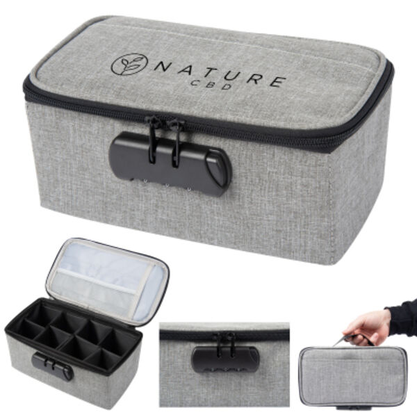 Heathered Stash Bag With Lock Thumbnail
