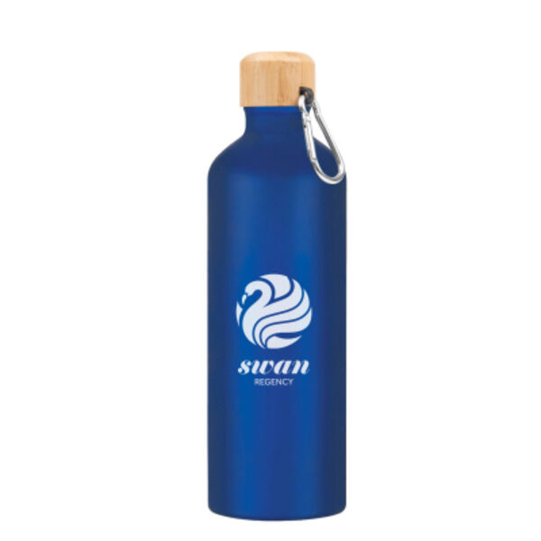 25 Oz. Aluminum Tundra Bike Bottle With Bamboo Lid Thumbnail