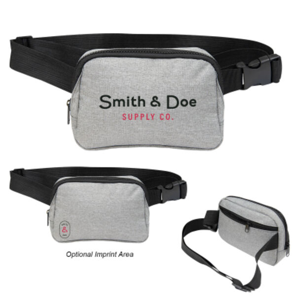 Everett rPET Heathered Belt Bag Thumbnail