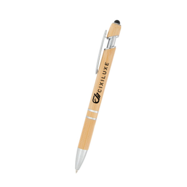 Tropical Bamboo Incline Pen With Stylus Thumbnail
