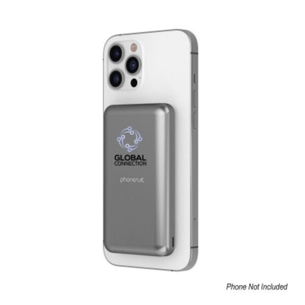 10,000 mAh  PhoneSuit® Mag Max Wireless Portable Pocket Charger & Battery Pack Thumbnail