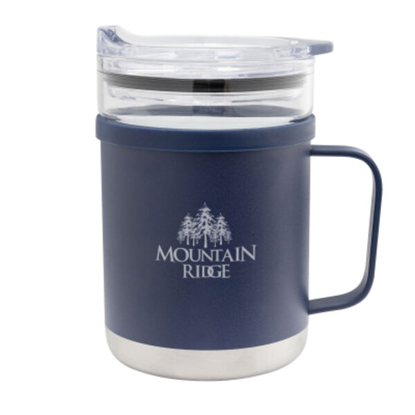 15 Oz. Glass And Stainless Steel Mug Thumbnail