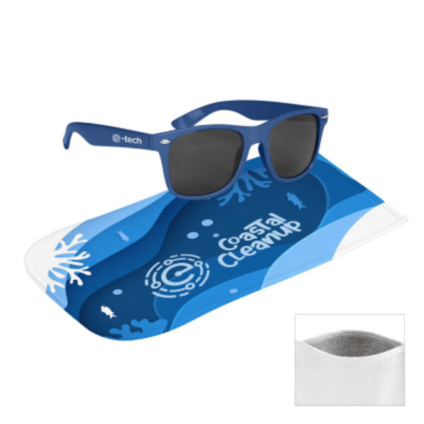 Malibu Sunglasses With rPET Microfiber Sunglass Pouch Thumbnail