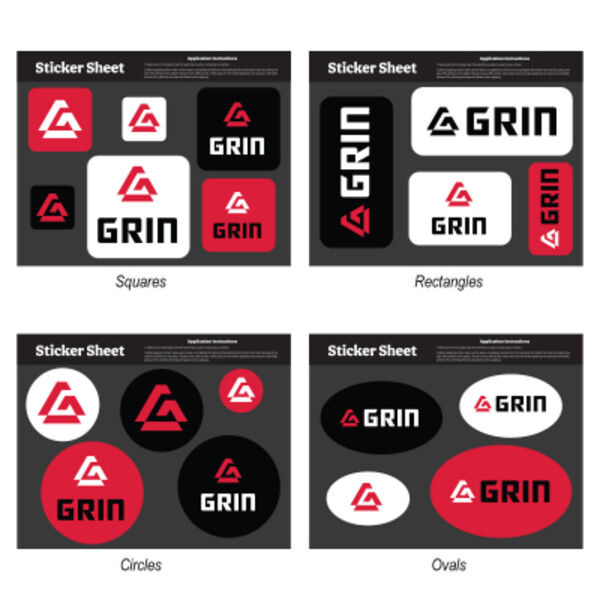 Sticker Sheet 5.5" x 7" Stock Shapes Thumbnail