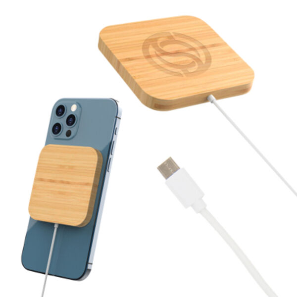 Mag Max Bamboo Magnetic Wireless Charger 2.0 Thumbnail