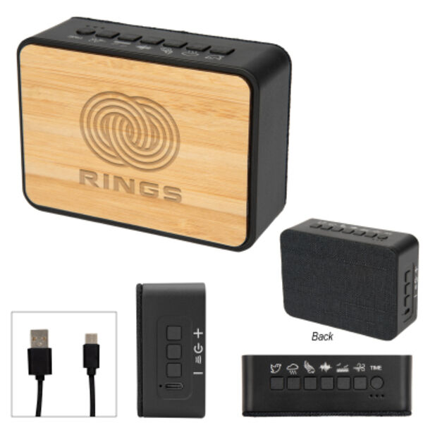 Sound Asleep Bamboo White Noise Machine & Speaker 2.0 Thumbnail