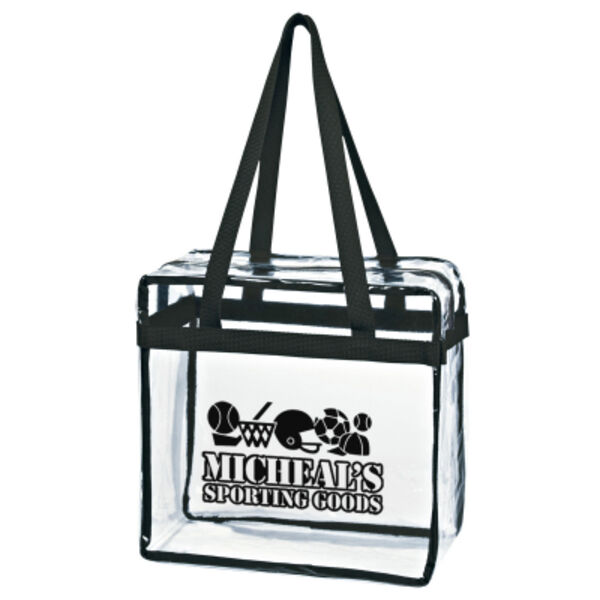 Clear EVA Tote Bag With Zipper Thumbnail