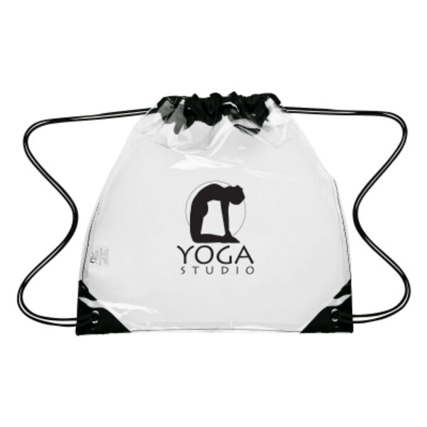 Touchdown Clear EVA Drawstring Backpack Thumbnail
