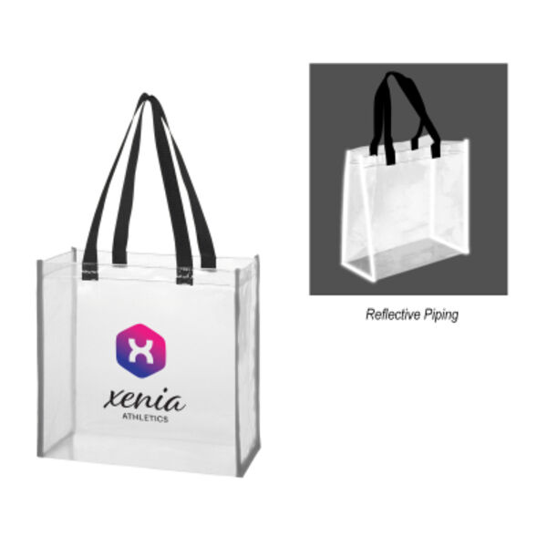Reflective Shopper Clear EVA Reflective Tote Bag Thumbnail