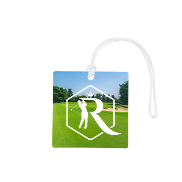 Acrylic Luggage Tag - 4" Square Thumbnail