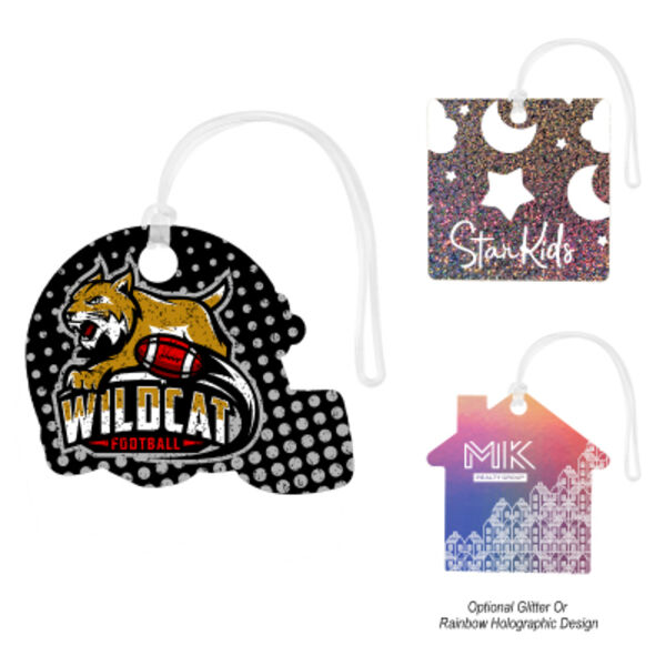 Acrylic Luggage Tag - Custom Shapes 6" Thumbnail