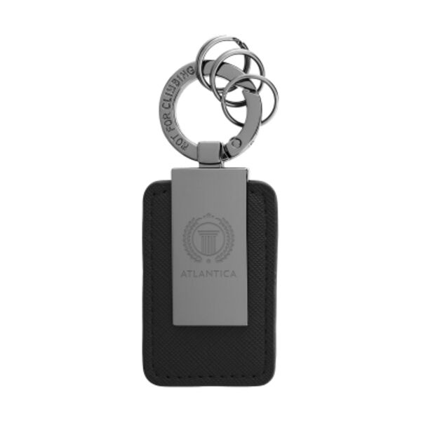 Leatherette Carabiner Clip Key Tag Thumbnail
