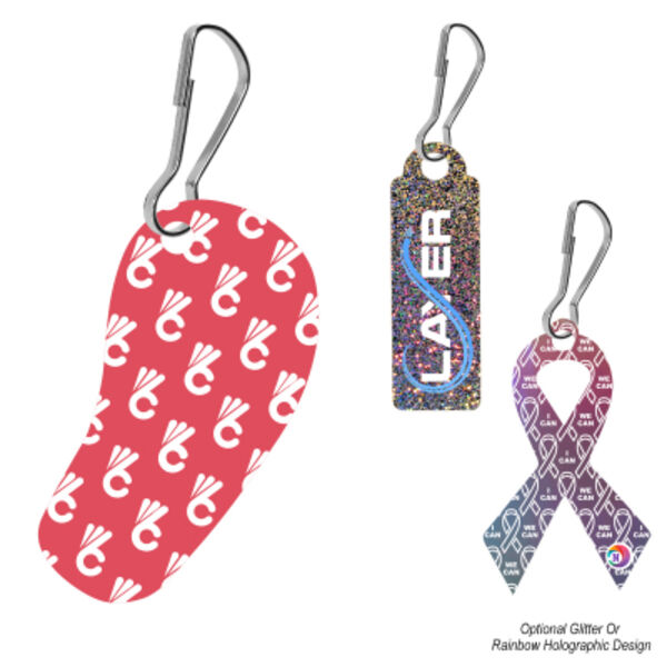 Acrylic Zipper Pull - Custom Shape 4" Thumbnail