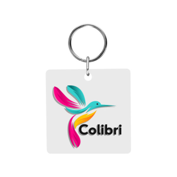 Acrylic Key Tag - Square Thumbnail