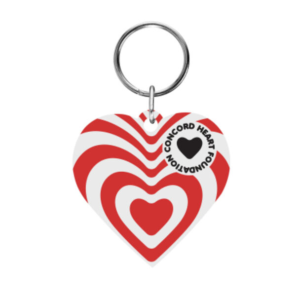 Acrylic Key Tag - Heart Thumbnail