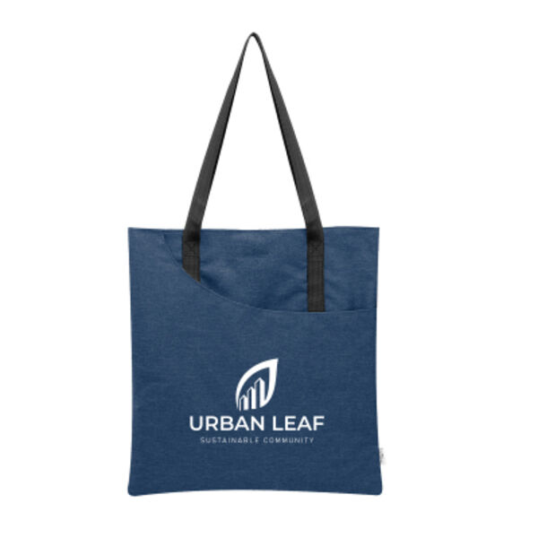 Swoop Heathered rPET Tote Bag Thumbnail